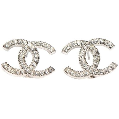 chanel sparkly earrings